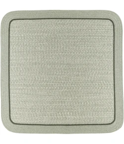 Rhody Casual Comfort Mistletoe CC68 10 ft. X 10 ft. Square Braided Rug