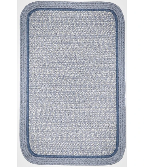 Rhody Casual Comfort Sunrise Blue CC98 5 ft. X 8 ft. Rectangle Rug