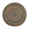 Rhody Country Jewel Emerald CJ25 4 ft. X 4 ft. Round Braided Rug