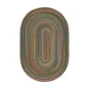 Rhody Country Jewel Emerald CJ25 10 ft. X 13 ft. Oval Braided Rug