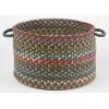 Rhody Country Jewel Emerald CJ25 18 in. X 12 in. Basket Braided Rug