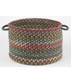 Rhody Country Jewel Emerald CJ25 18 in. X 12 in. Basket Braided Rug