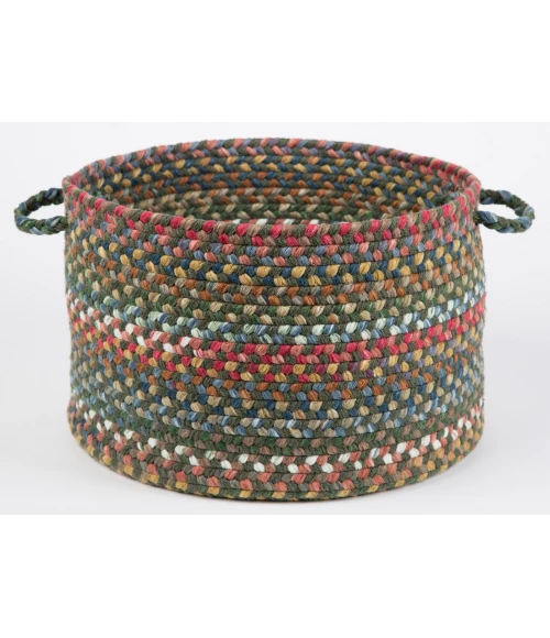 Rhody Country Jewel Emerald CJ25 18 in. X 12 in. Basket Rug