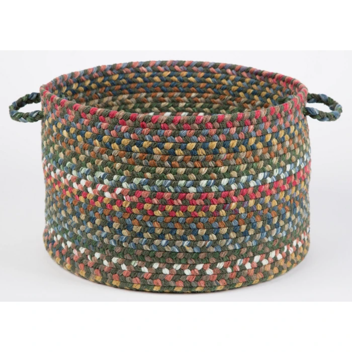 Rhody Country Jewel Emerald CJ25 18 in. X 12 in. Basket Rug