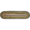 Rhody Country Jewel Emerald CJ25 8 in. X 28 in. Stair Tread Set-of-13 Braided Rug