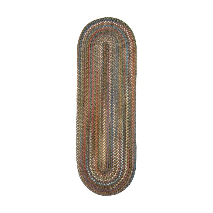 Rhody Country Jewel Bronze CJ35 2 ft. X 8 ft. Oval Runner Rug