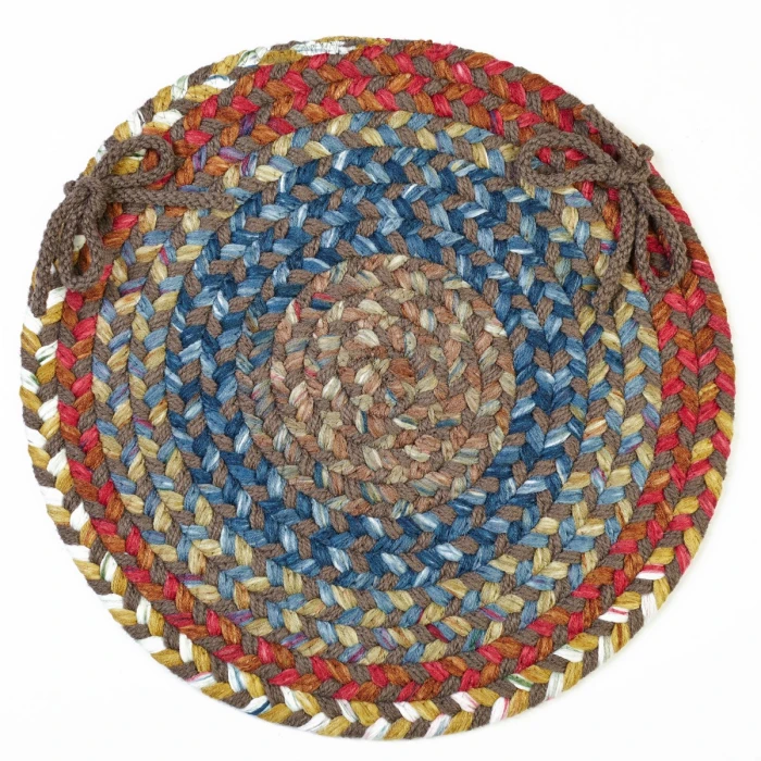 Rhody Country Jewel Bronze CJ35 15 in. X 15 in. Chair Pad Rug