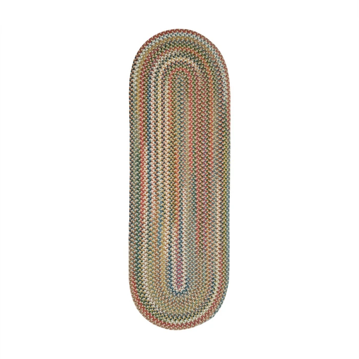 Rhody Country Jewel Champagne CJ55 2 ft. X 6 ft. Oval Runner Rug