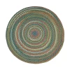 Rhody Country Jewel Peridot CJ65 4 ft. X 4 ft. Round Braided Rug