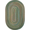 Rhody Country Jewel Peridot CJ65 10 ft. X 13 ft. Oval Braided Rug