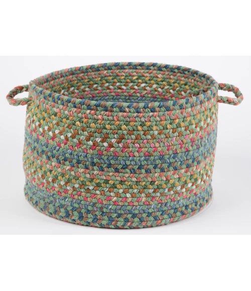 Rhody Country Jewel Peridot CJ65 18 in. X 12 in. Basket Rug