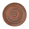Rhody Country Jewel Tawny Port CJ75 4 ft. X 4 ft. Round Braided Rug