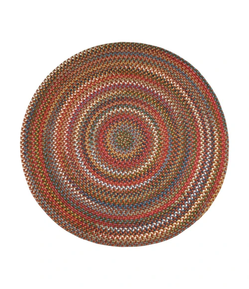 Rhody Country Jewel Tawny Port CJ75 8 ft. X 8 ft. Round Rug