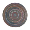 Rhody Country Jewel Sapphire CJ95 4 ft. X 4 ft. Round Braided Rug