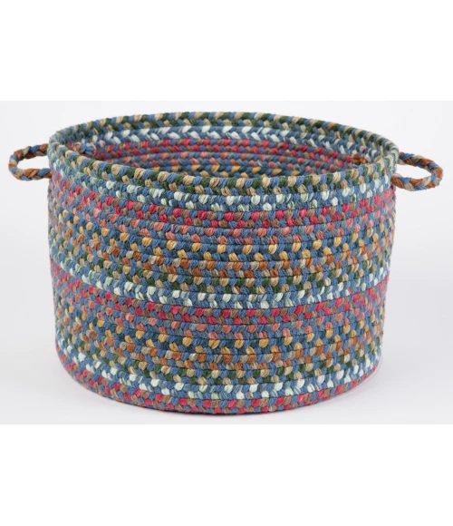 Rhody Country Jewel Sapphire CJ95 18 in. X 12 in. Basket Rug