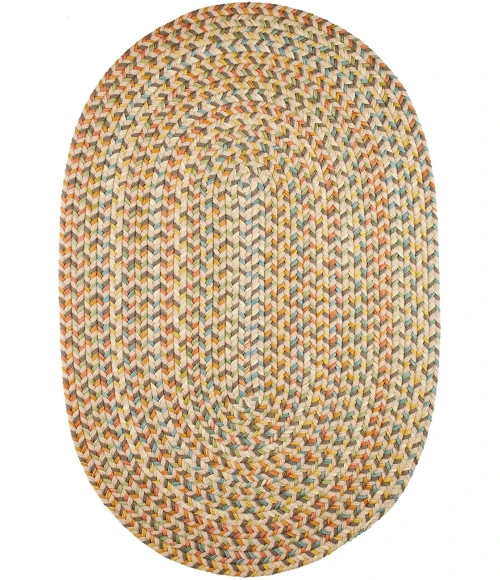 Rhody Cypress Earth Beige CY57 10 ft. X 13 ft. Oval Rug