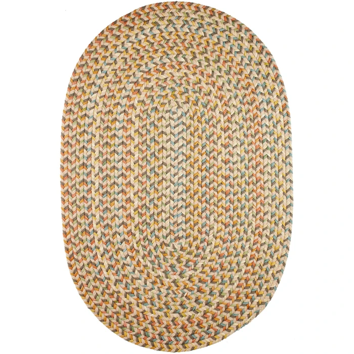 Rhody Cypress Earth Beige CY57 3 ft. X 5 ft. Oval Rug