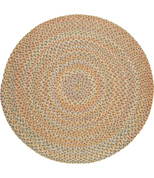 Rhody Cypress Earth Beige CY57 10 ft. X 10 ft. Round Rug