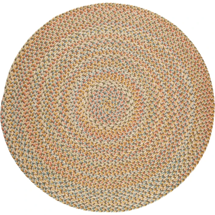 Rhody Cypress Earth Beige CY57 6 ft. X 6 ft. Round Rug