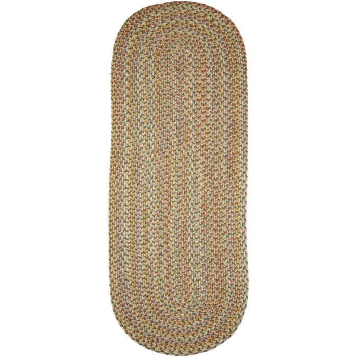 Rhody Cypress Earth Beige CY57 2 ft. X 6 ft. Oval Runner Rug