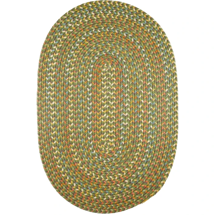 Rhody Cypress Olive CY67 5 ft. X 8 ft. Oval Rug