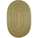Rhody Cypress Olive CY67 10 ft. X 13 ft. Oval Braided Rug