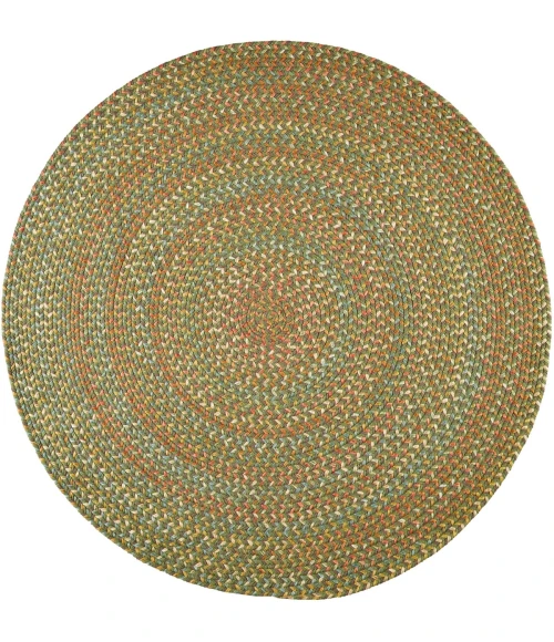 Rhody Cypress Olive CY67 8 ft. X 8 ft. Round Rug