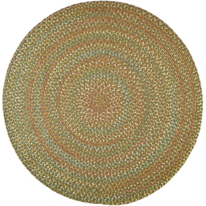 Rhody Cypress Olive CY67 6 ft. X 6 ft. Round Rug
