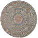 Rhody Cypress Marina Blue CY97 10 ft. X 10 ft. Round Braided Rug