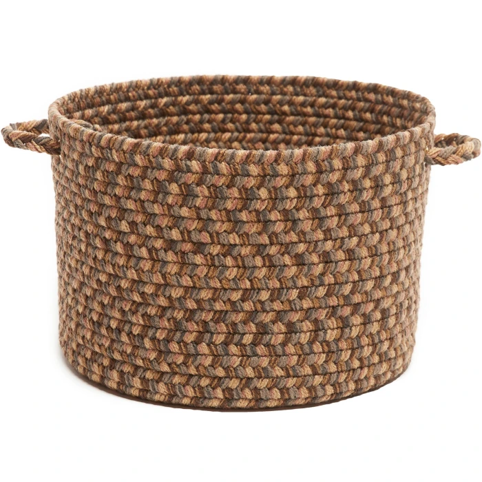 Rhody Camden Shades of Brown CD36 14 in. X 10 in. Basket Rug