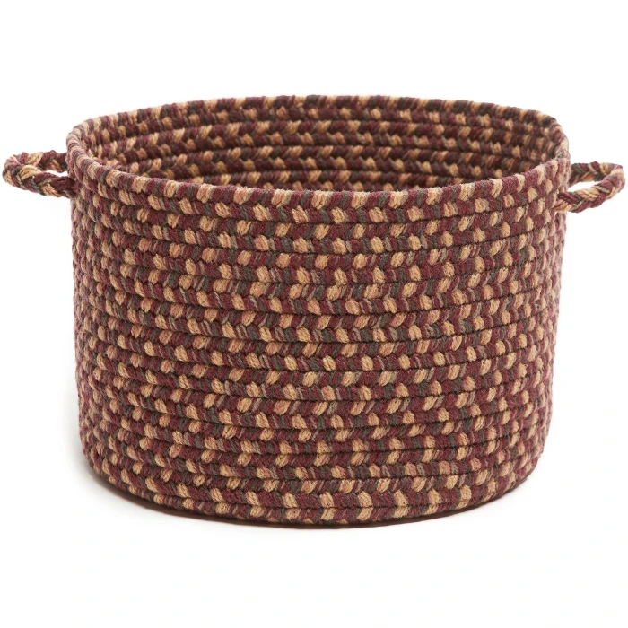 Rhody Camden Garnet CD46 18 in. X 12 in. Basket Rug