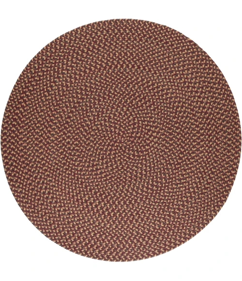 Rhody Camden Garnet CD46 4 ft. X 4 ft. Round Rug