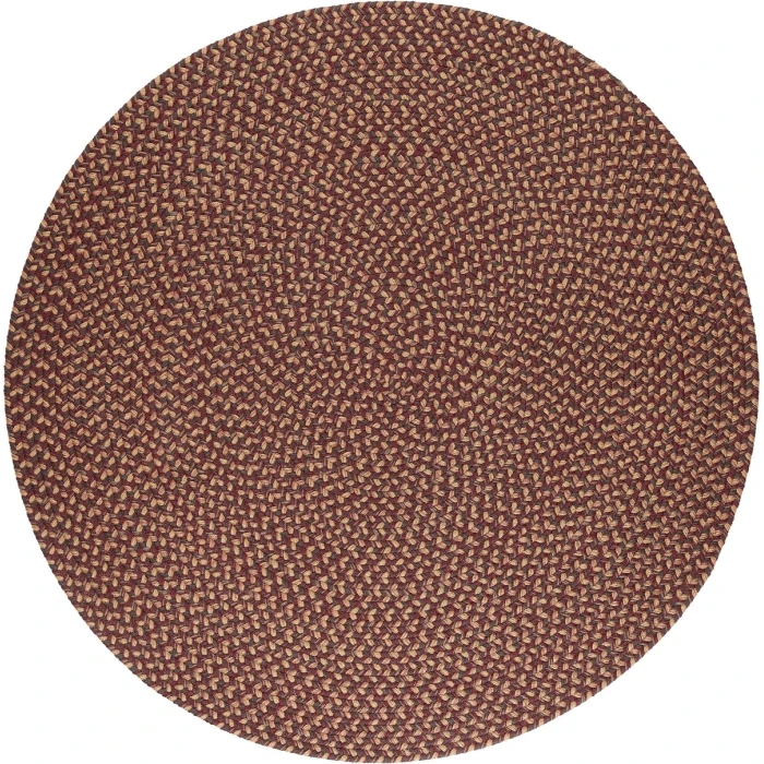 Rhody Camden Garnet CD46 10 ft. X 10 ft. Round Rug