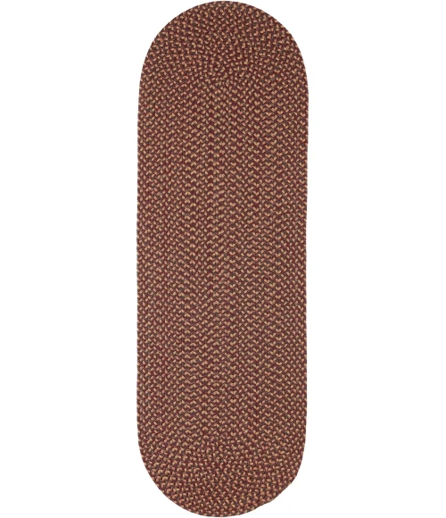 Rhody Camden Garnet CD46 2 ft. X 4 ft. Oval Runner Rug