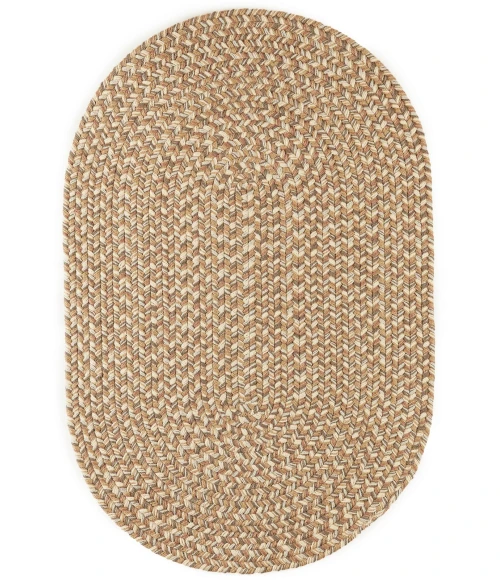 Rhody Camden Natural CD56 4 ft. X 6 ft. Oval Rug