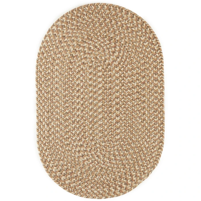 Rhody Camden Natural CD56 7 ft. X 9 ft. Oval Rug