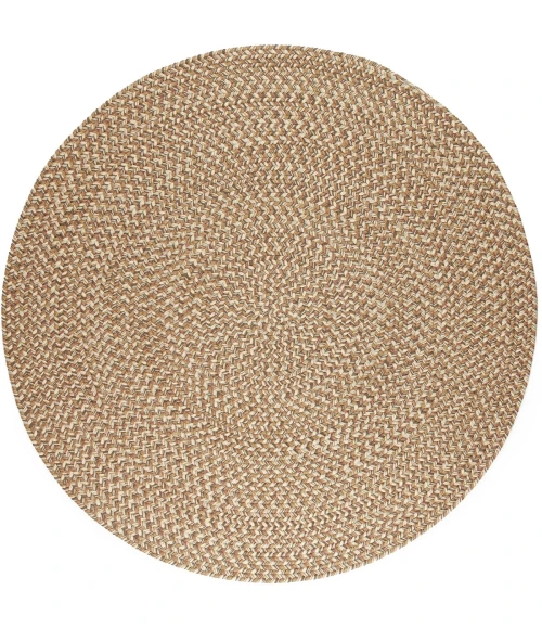 Rhody Camden Natural CD56 10 ft. X 10 ft. Round Rug