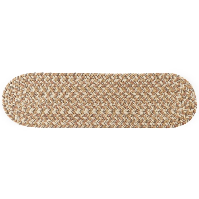 Rhody Camden Natural CD56 8 in. X 28 in. Stair Tread Set-of-13 Rug