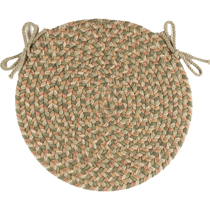 Rhody Camden Basil CD66 15 in. X 15 in. Chair Pad Set-of-4 Rug