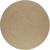 Rhody Camden Basil CD66 6 ft. X 6 ft. Round Braided Rug