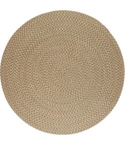 Rhody Camden Basil CD66 6 ft. X 6 ft. Round Braided Rug