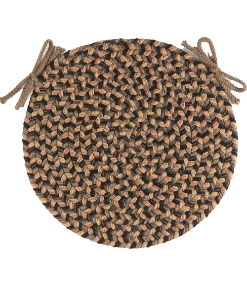 Rhody Camden Shadow CD86 15 in. X 15 in. Chair Pad Set-of-4 Rug