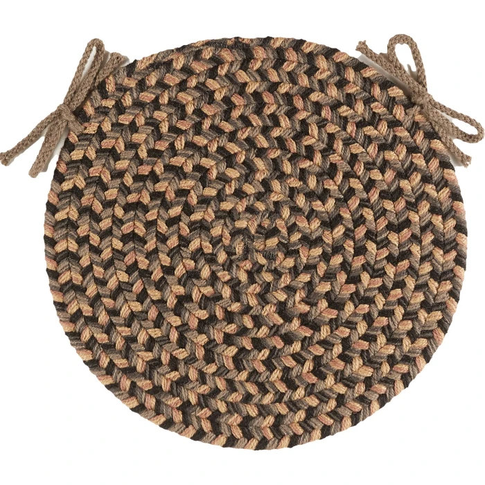 Rhody Camden Shadow CD86 15 in. X 15 in. Chair Pad Rug