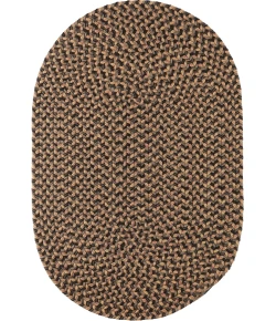 Rhody Camden Shadow CD86 8 ft. X 11 ft. Oval Braided Rug