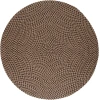 Rhody Camden Shadow CD86 6 ft. X 6 ft. Round Braided Rug