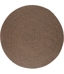 Rhody Camden Shadow CD86 6 ft. X 6 ft. Round Braided Rug