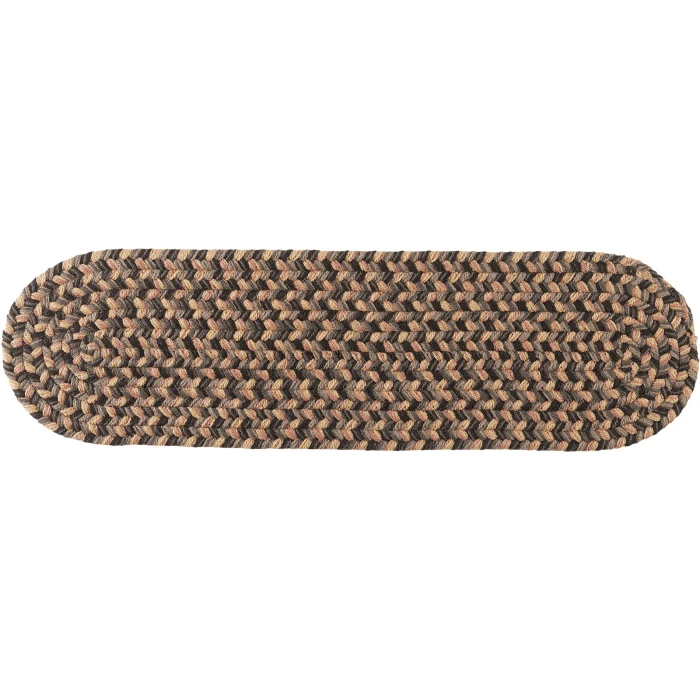 Rhody Camden Shadow CD86 8 in. X 28 in. Stair Tread Set-of-13 Rug