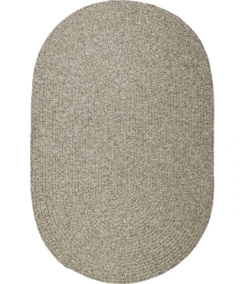 Rhody Elegance Warm Gray EG32 3 ft. X 5 ft. Oval Rug