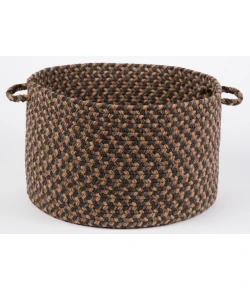 Rhody Easy Living Taupetone EL33 18 in. X 12 in. Basket Braided Rug