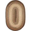 Rhody Easy Living Taupetone EL33 3 ft. X 5 ft. Oval Braided Rug